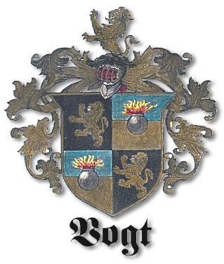 One VOGT Family Crest We Have Come Across